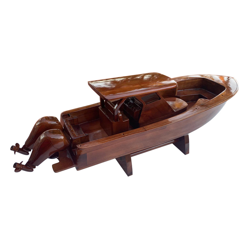 Scout 300 LFT boat  Mahogany Wood Desktop Model