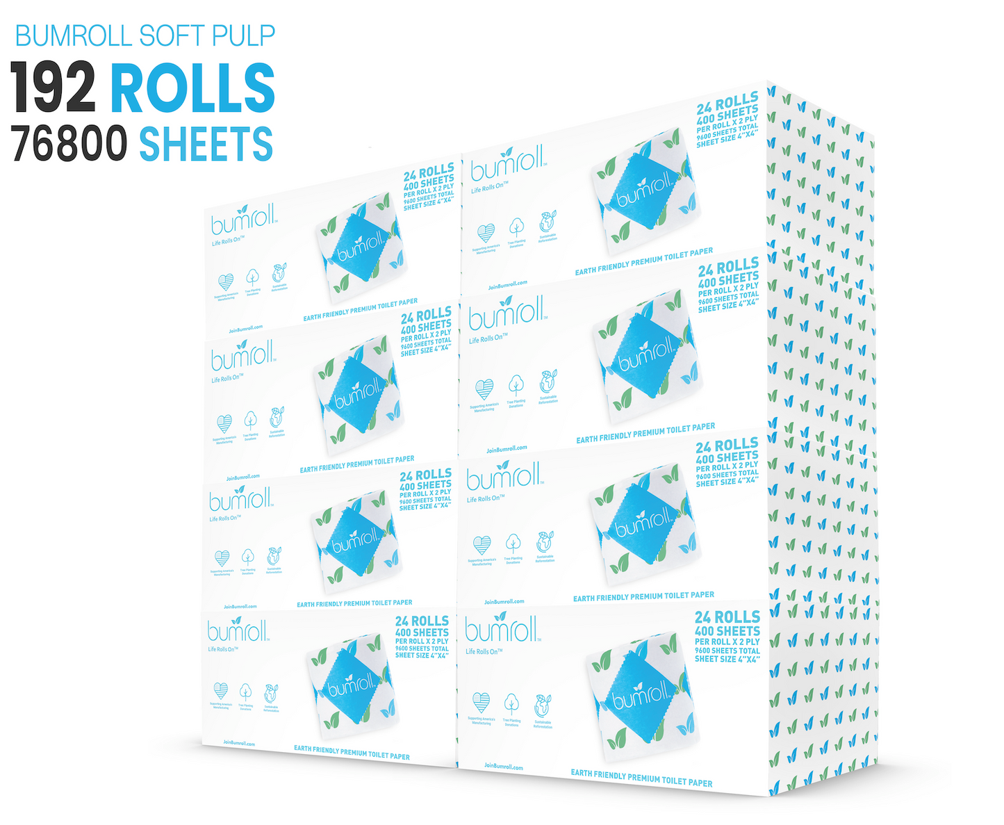 Bumroll USA Premium Toilet Paper, Plants Trees In The USA - Concordia Style Boutique