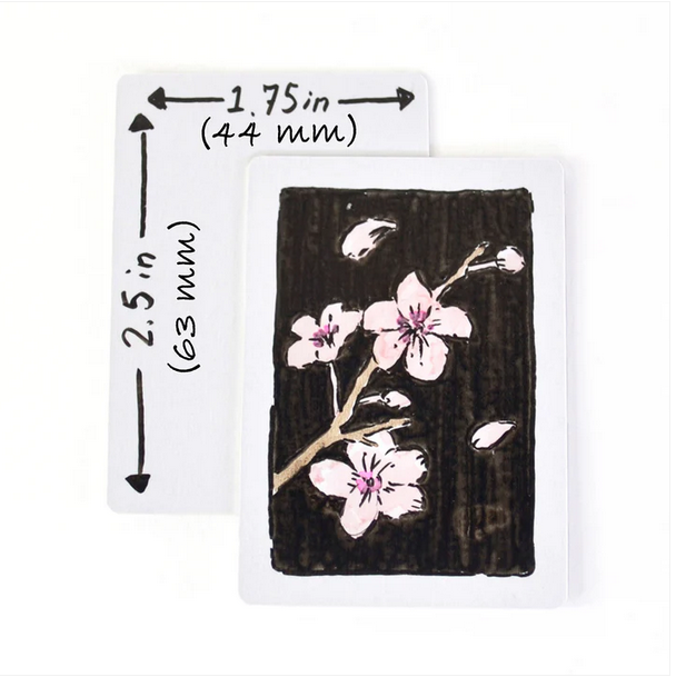 200 Miniature Blank Playing Cards - Half-Size Poker Cards - Concordia Style Boutique