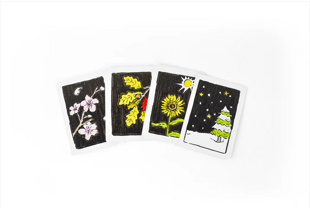200 Miniature Blank Playing Cards - Half-Size Poker Cards - Concordia Style Boutique
