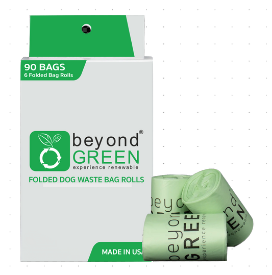 90 Count - Dog Poop Bags – Leak-Proof, Durable, Plant-Based Materials