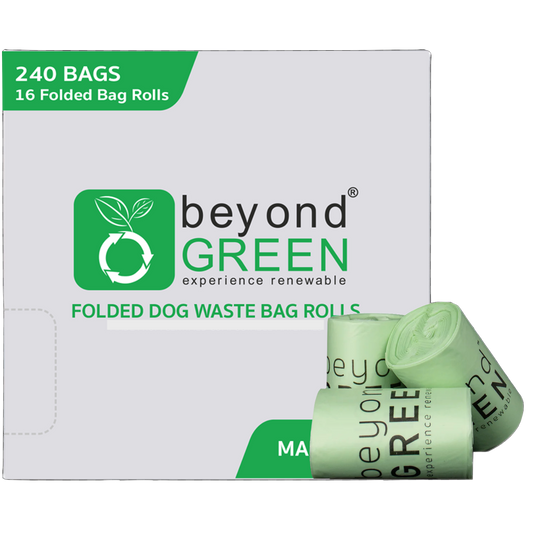 240 Count - Dog Poop Bags – Leak-Proof, Durable, Plant-Based Materials