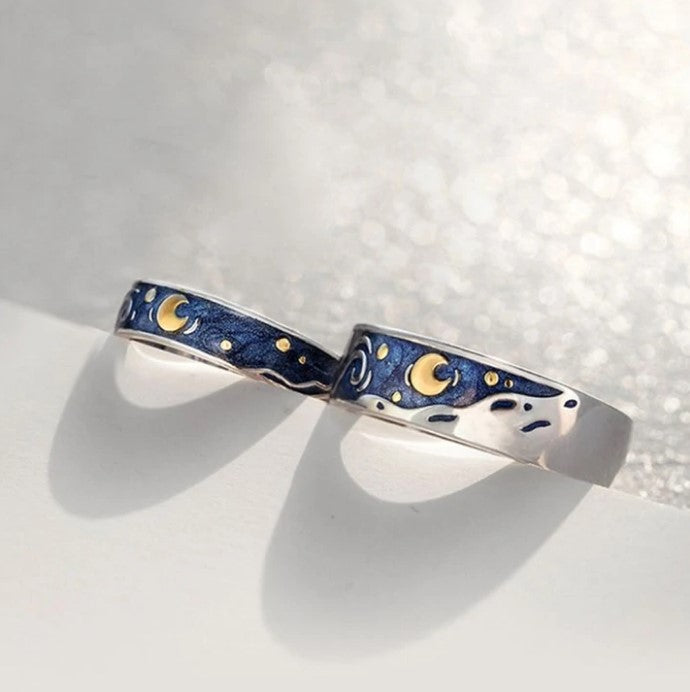 STARRY NIGHT RING SET (ADJUSTABLE) - Concordia Style Boutique