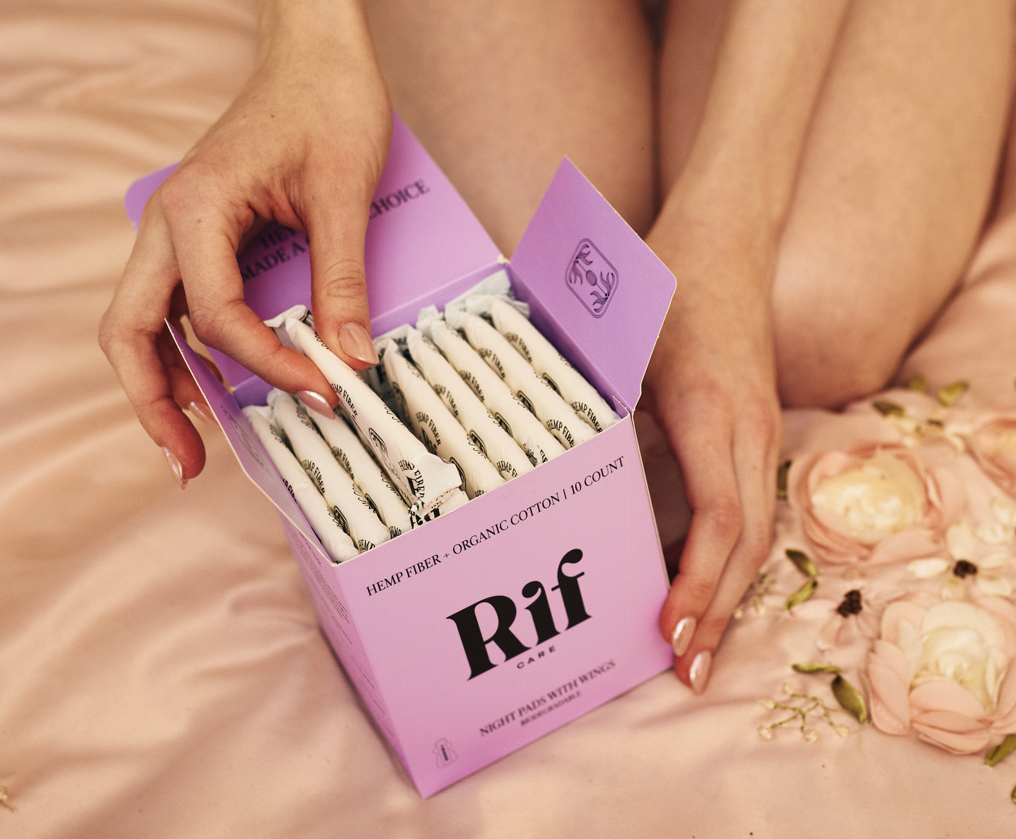 Organic Night Pads with Wings (Long) - Concordia Style Boutique