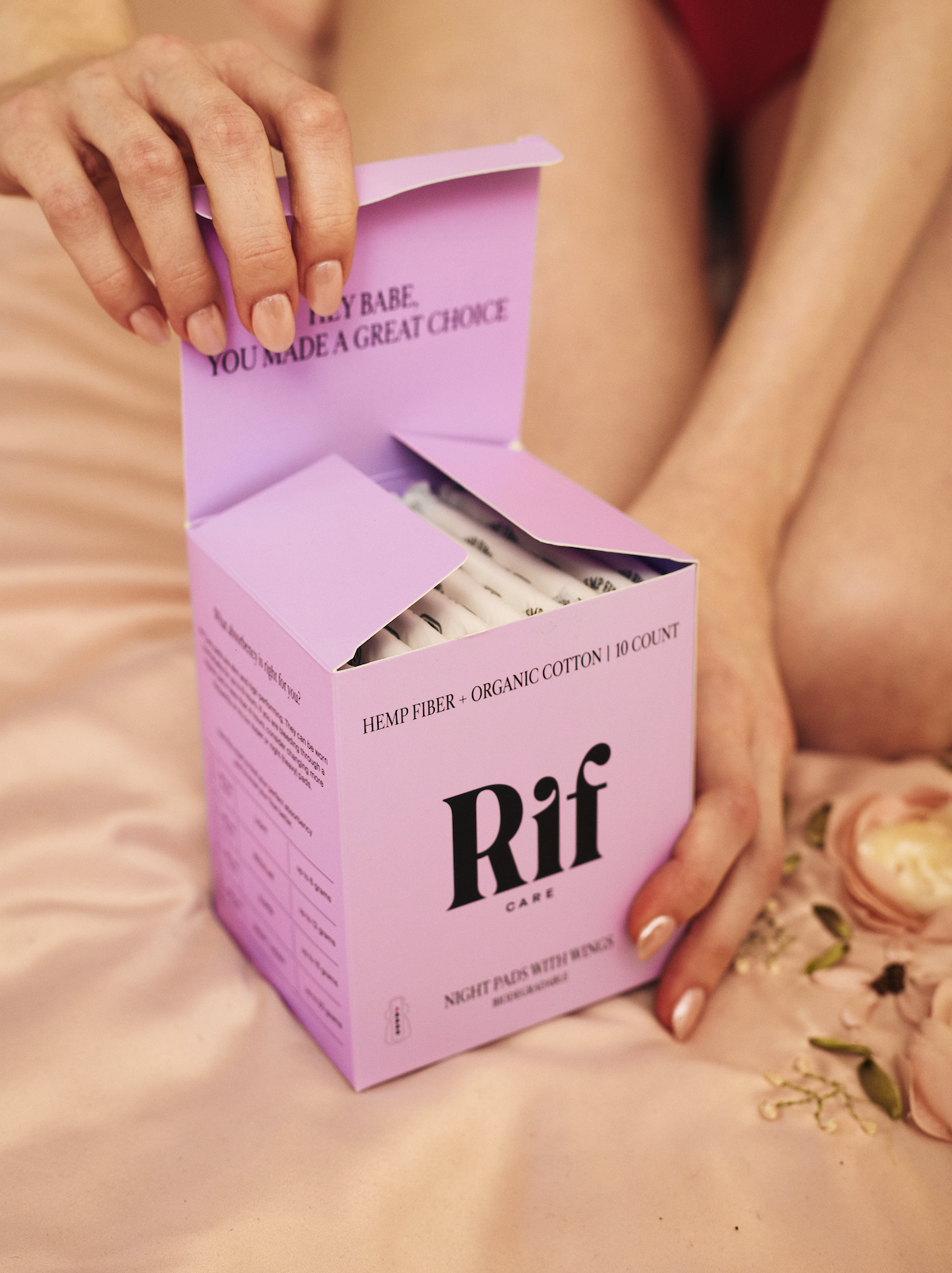 Organic Night Pads with Wings (Long) - Concordia Style Boutique