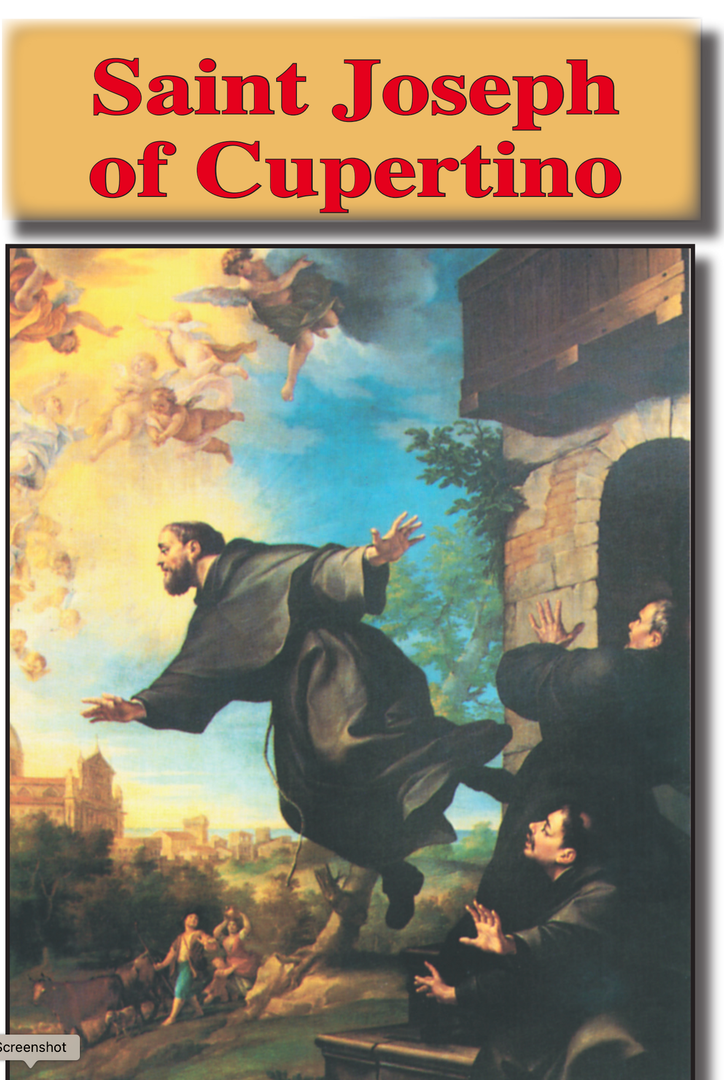Saint Joseph of Cupertino Minibook
