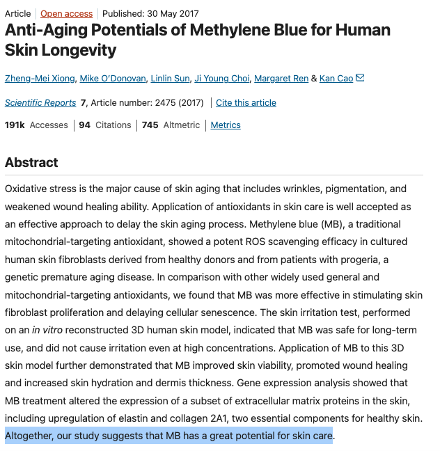 Methylene Blue Tallow Soap