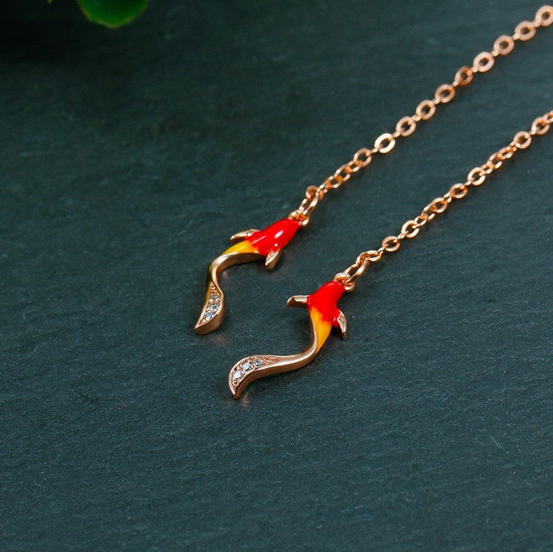 LUCKY KOI EARRINGS (PAIR) - Concordia Style Boutique
