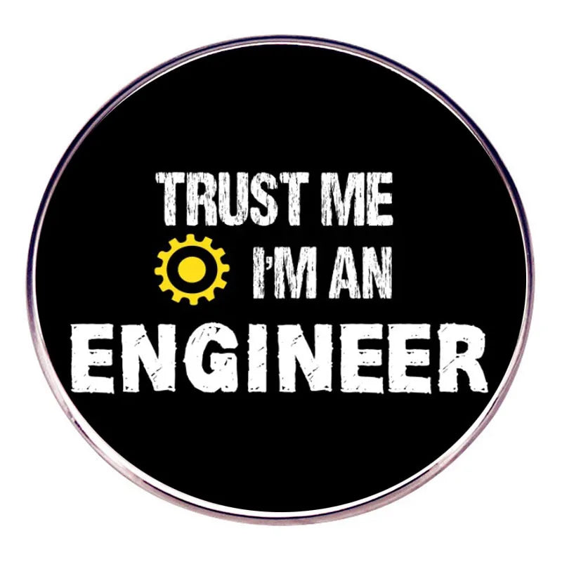 Engineer Enamel Lapel Pin Badge Jewelry Gift