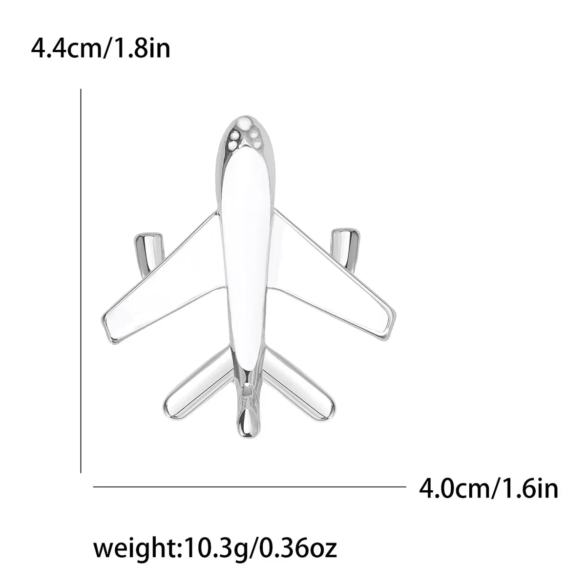 Enamel Rhinestone Aircraft Brooch Pin Jewelry Accessories