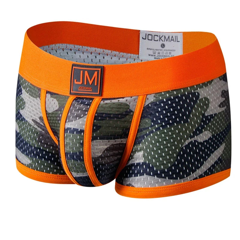Jockmail Camo Mesh Trunks