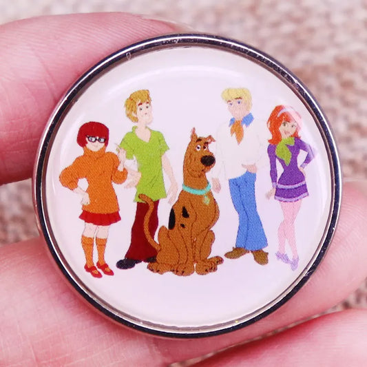 Scooby Doo Enamel Pin Cartoon Brooch
