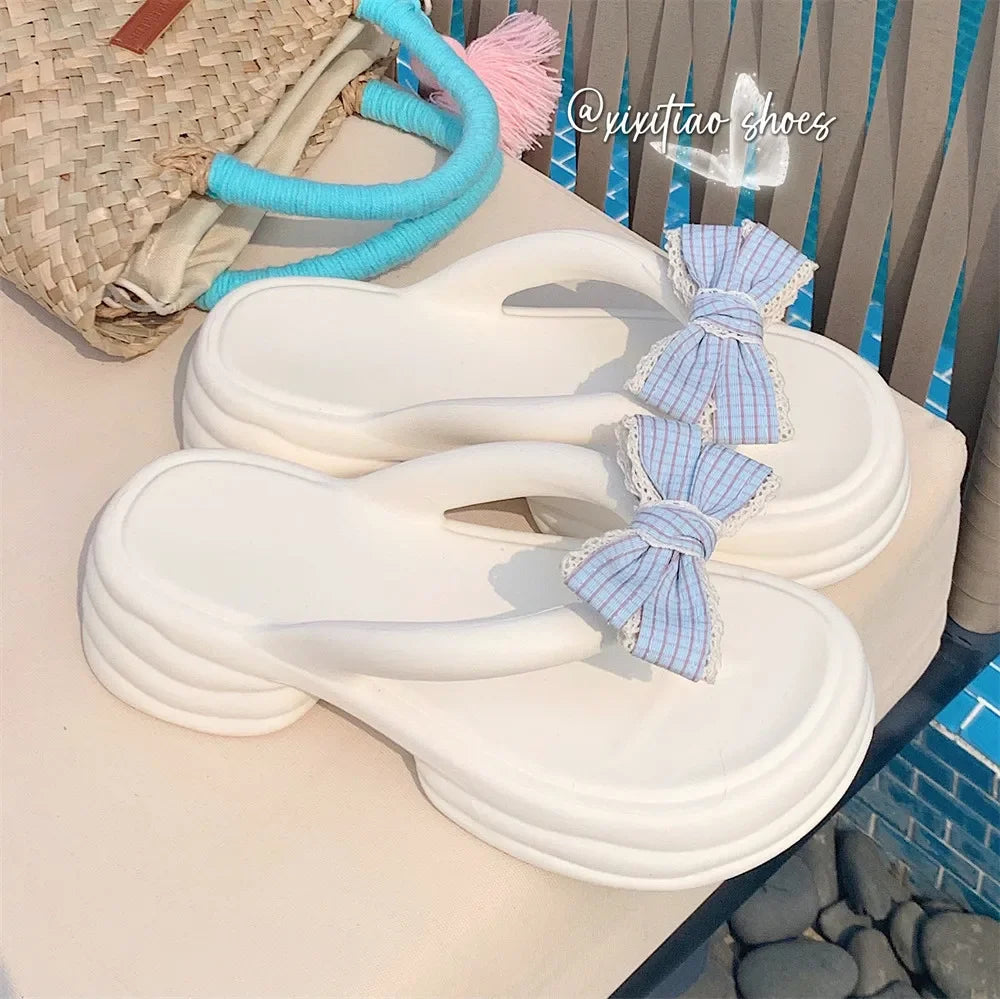 Cute Bow Beach Sandals - Concordia Style Boutique