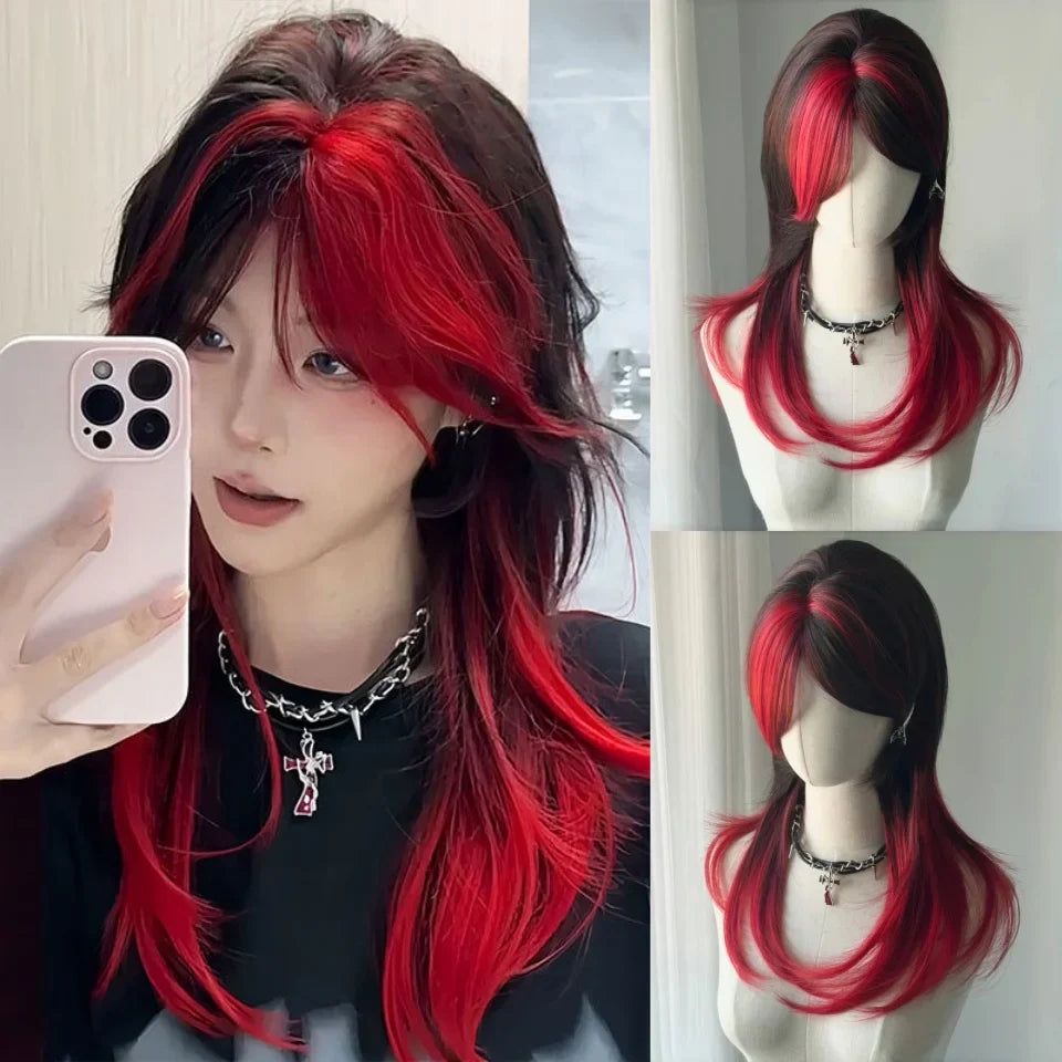 Ombre Long Straight Wig