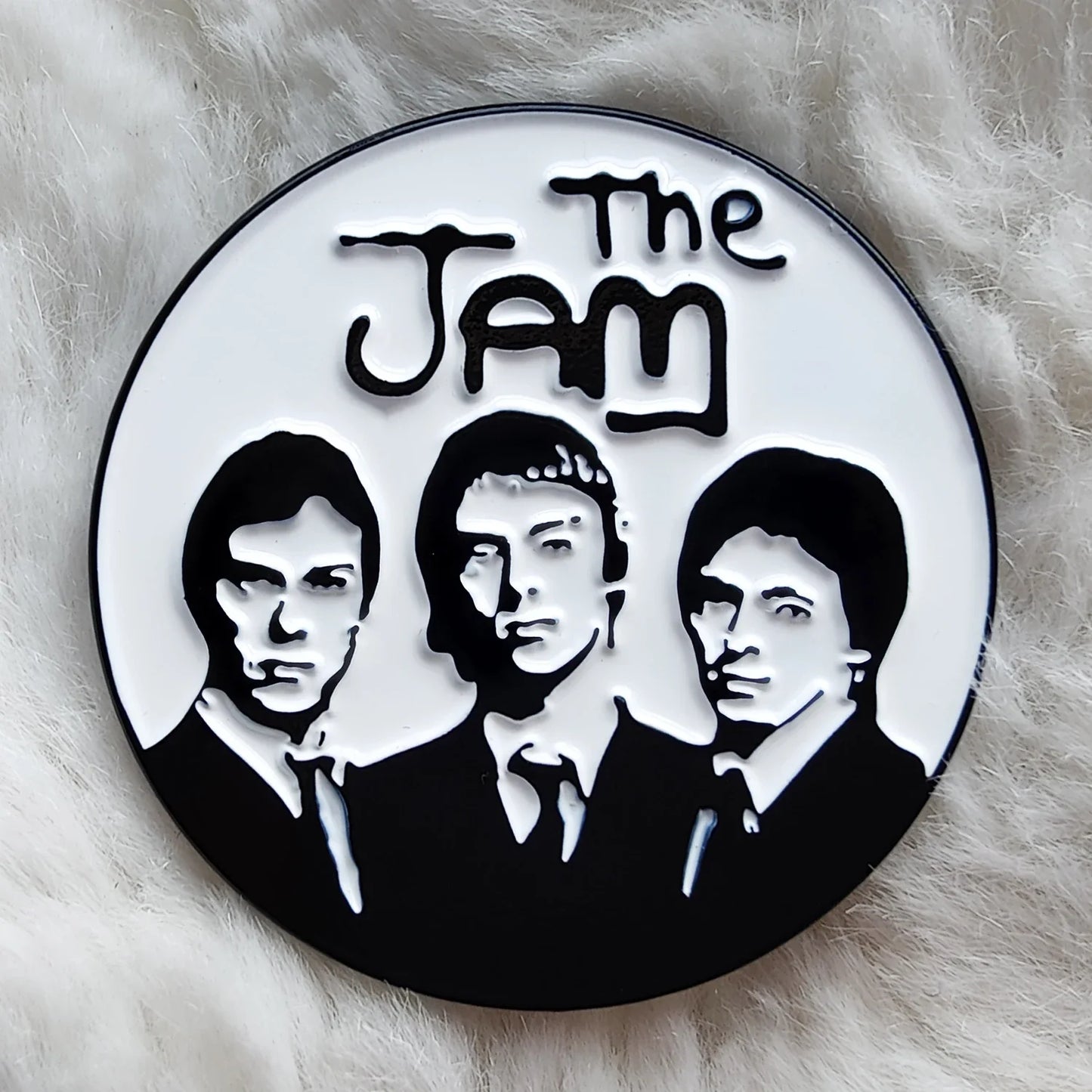 Jam Rock Band Singer Enamel Pin Lapel Brooch