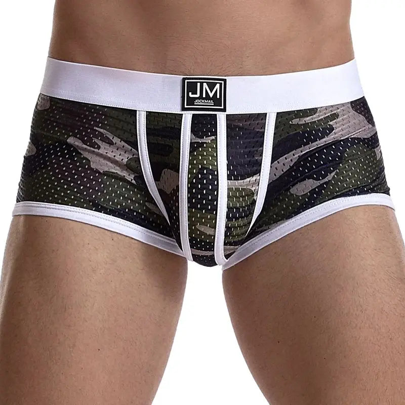 Jockmail Camo Mesh Trunks