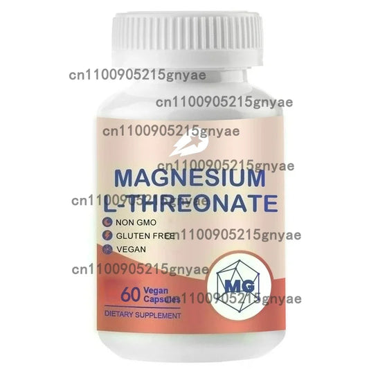 L-Threonate Magnesium Supplemental Capsules 60 Capsules with 3000mg High Absorption Liposomes for Brain, Sleep Support, Energy