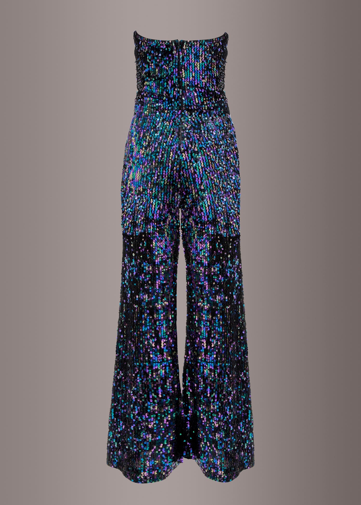 Sleeveless Sequin Jumpsuit With Wide Leg Pants - Concordia Style Boutique
