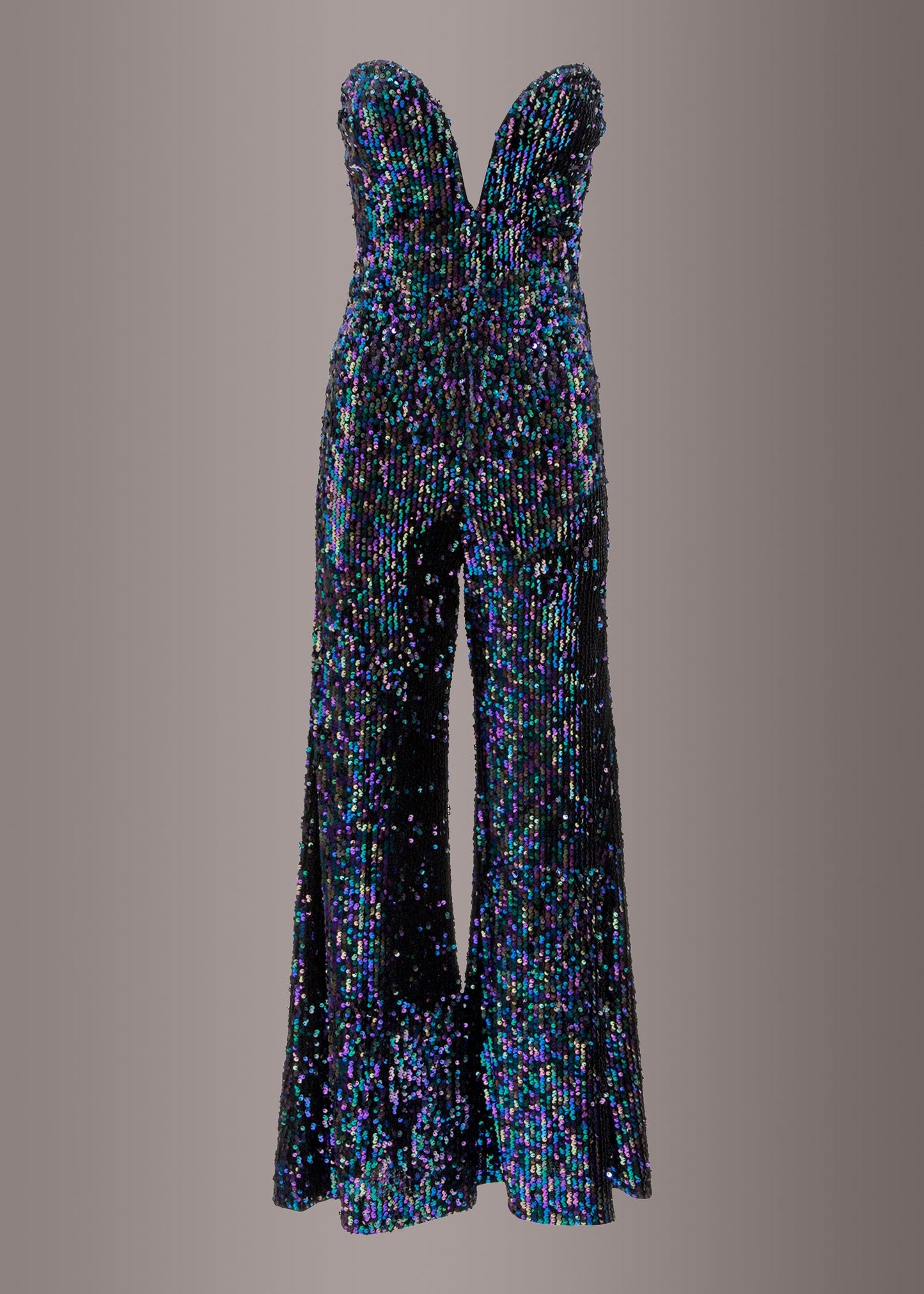 Sleeveless Sequin Jumpsuit With Wide Leg Pants - Concordia Style Boutique