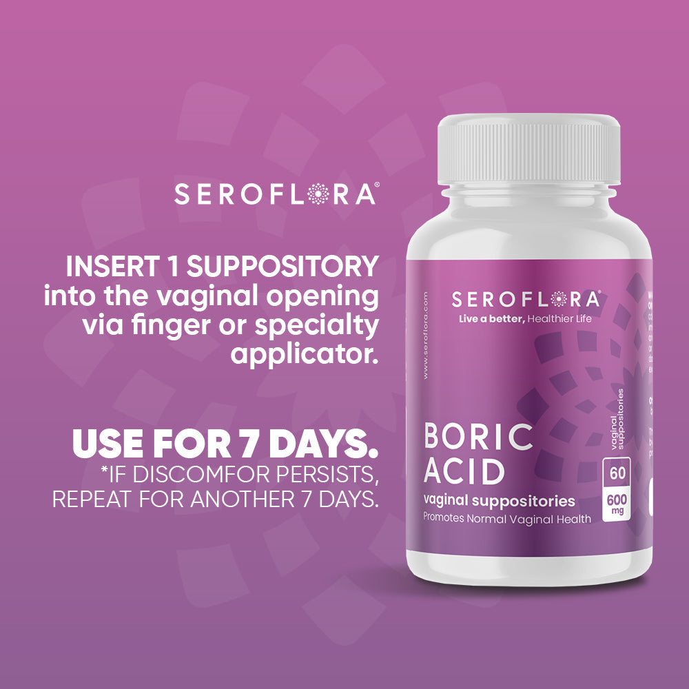 Boric Acid Suppositories (60 ct)