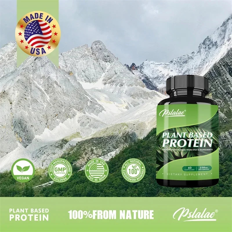 Plant Based Protein Supplement - Digestive Support, Promotes Intestinal Health, Antioxidant