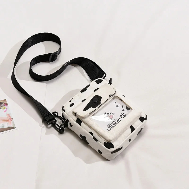 Cow Pattern Print Mini Shoulder Bag - Concordia Style Boutique
