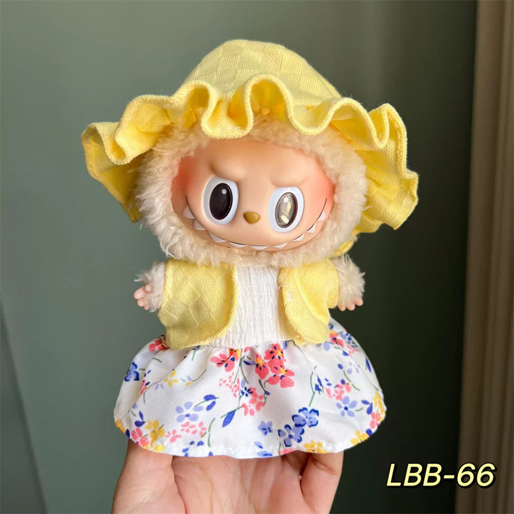 Labubu 15–17cm Plush Doll Clothes – Outfit Styles & Accessories