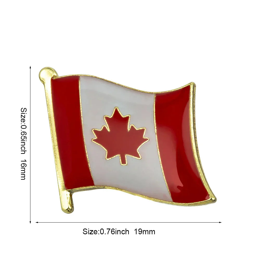 Canada Flag Lapel Pin Brooch KS-0083