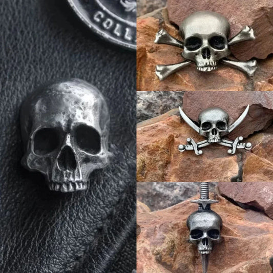 Halloween Skull Punk Skeleton Brooch Gothic Jewelry Wholesale