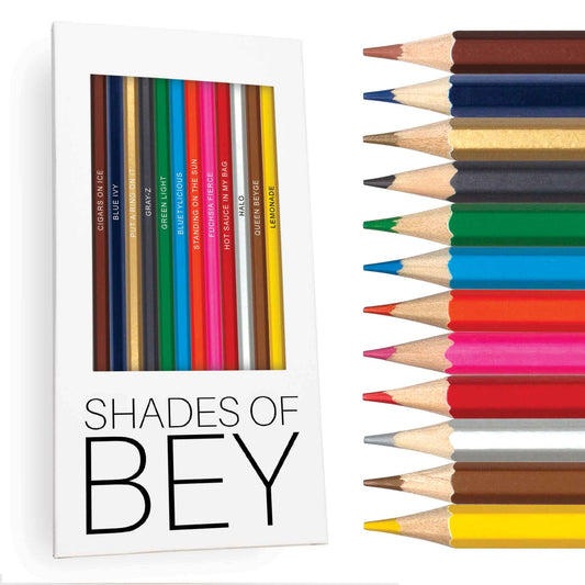 Shades Of Bey Colored Pencils for Fans of Queen Bey