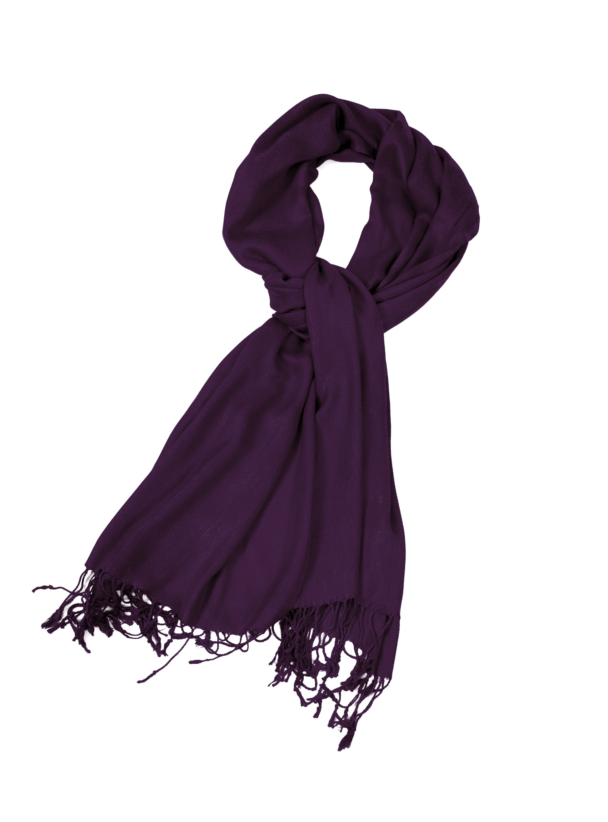 Sakkas Large Soft Silky Pashmina Feel Shawl Wrap Scarf Stole in Solid Colors - Concordia Style Boutique