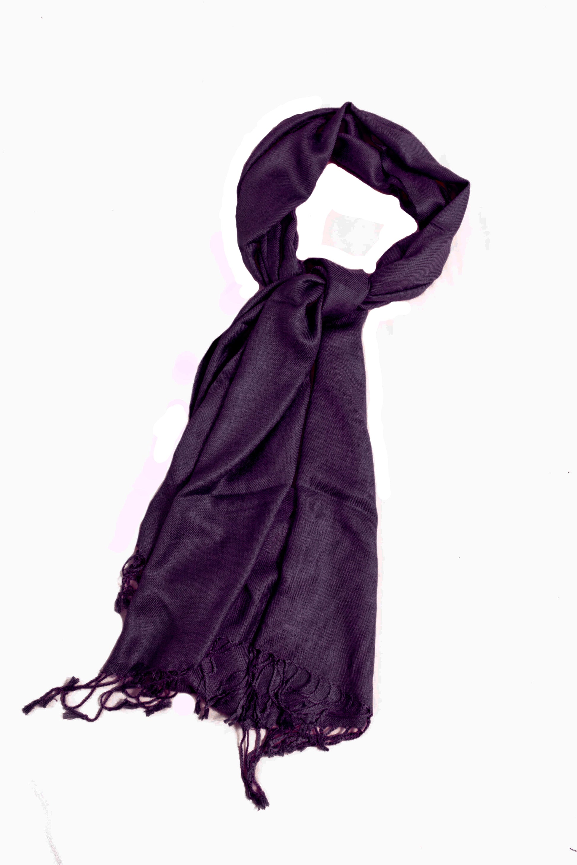Sakkas Large Soft Silky Pashmina Feel Shawl Wrap Scarf Stole in Solid Colors - Concordia Style Boutique