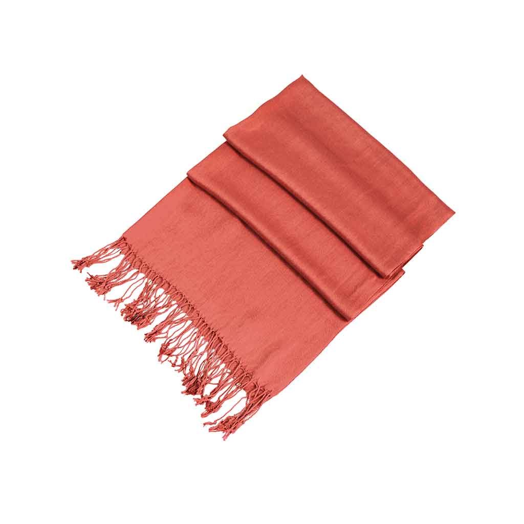 Sakkas Large Soft Silky Pashmina Feel Shawl Wrap Scarf Stole in Solid Colors - Concordia Style Boutique