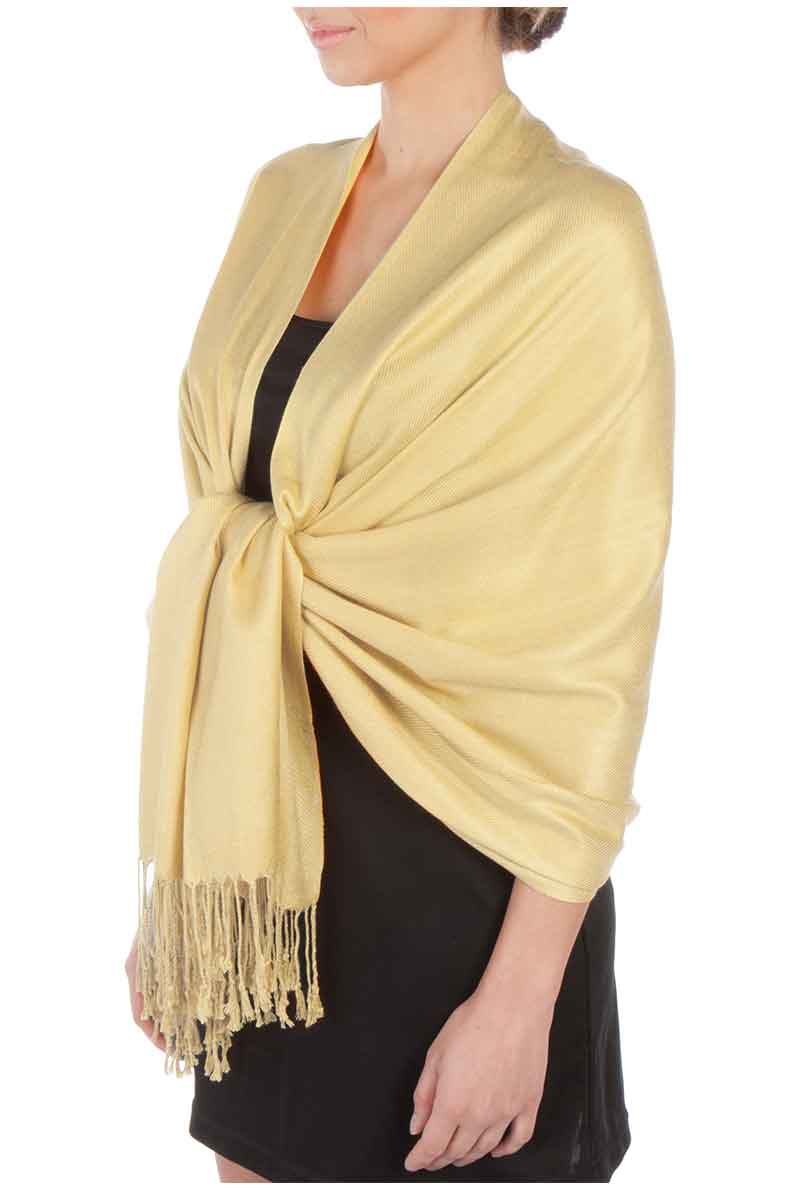 Sakkas Large Soft Silky Pashmina Feel Shawl Wrap Scarf Stole in Solid Colors - Concordia Style Boutique