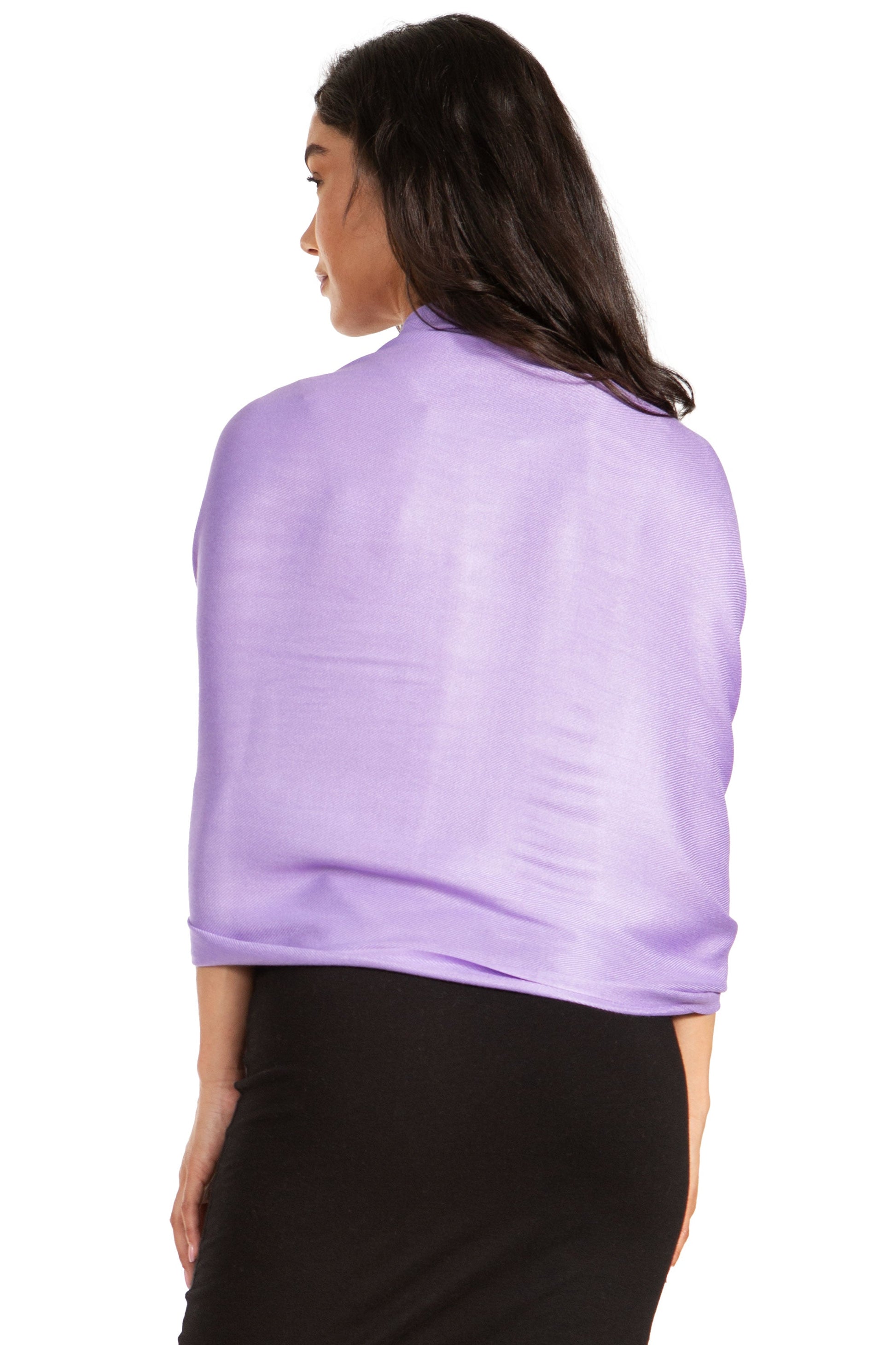 Sakkas Large Soft Silky Pashmina Feel Shawl Wrap Scarf Stole in Solid Colors - Concordia Style Boutique