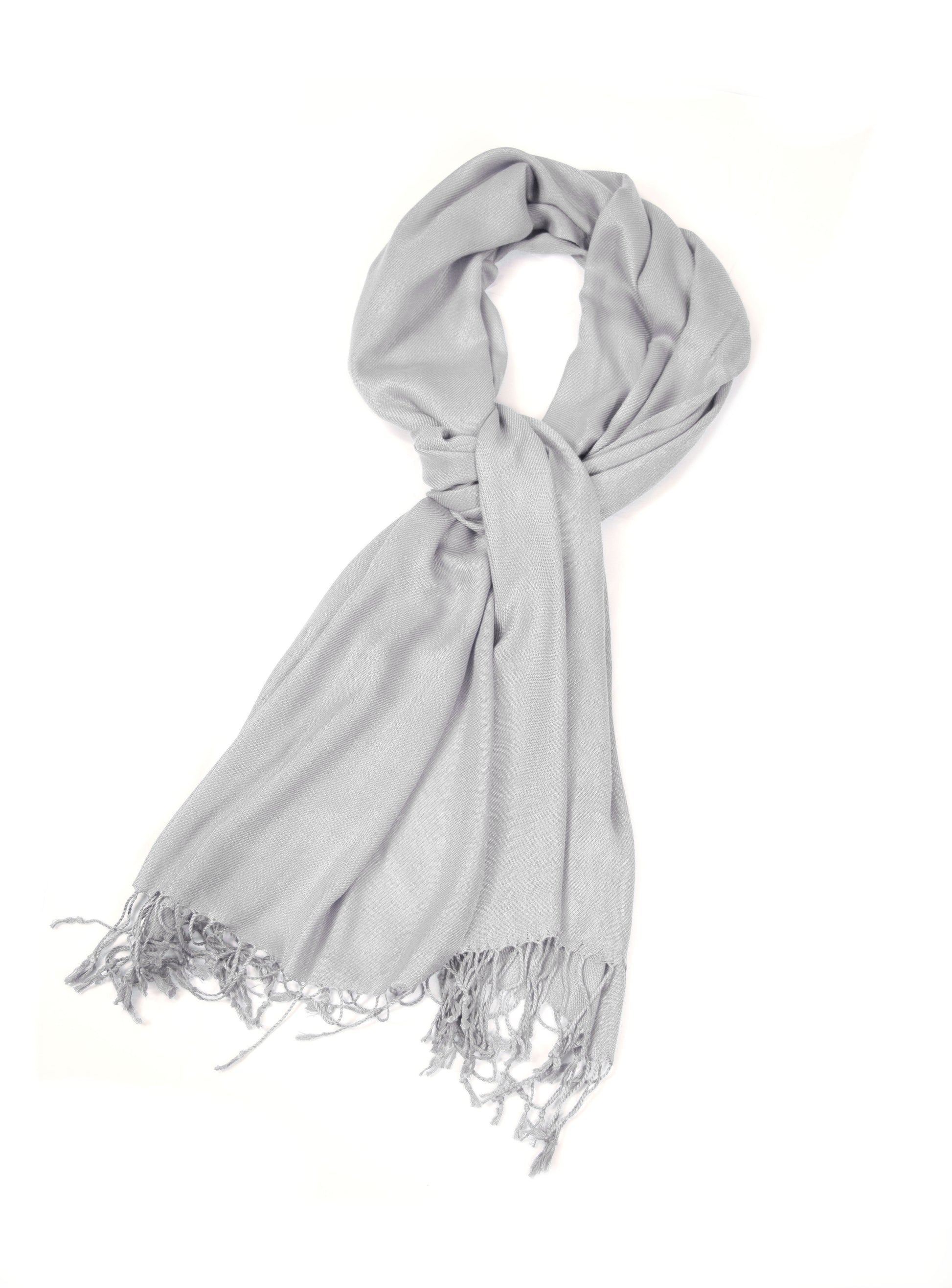 Sakkas Large Soft Silky Pashmina Feel Shawl Wrap Scarf Stole in Solid Colors - Concordia Style Boutique