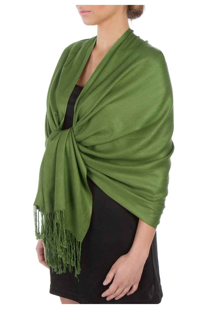Sakkas Large Soft Silky Pashmina Feel Shawl Wrap Scarf Stole in Solid Colors - Concordia Style Boutique