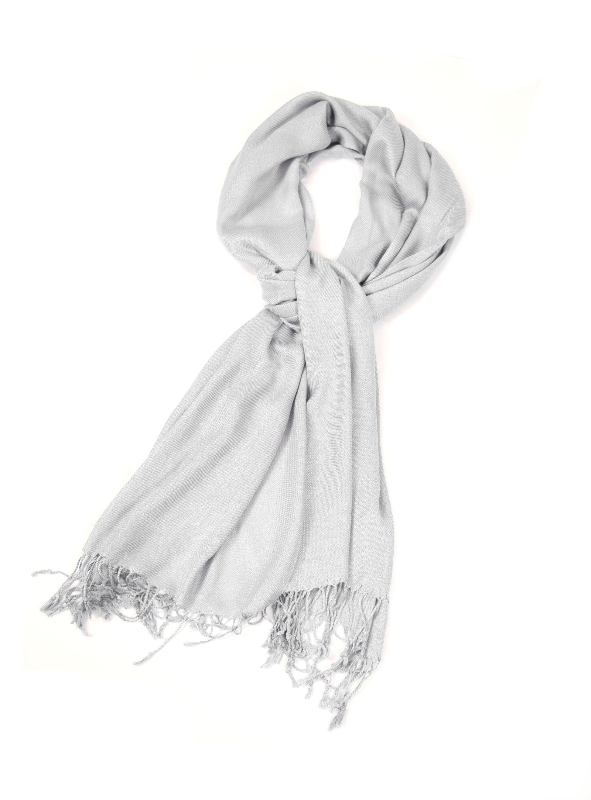 Sakkas Large Soft Silky Pashmina Feel Shawl Wrap Scarf Stole in Solid Colors - Concordia Style Boutique