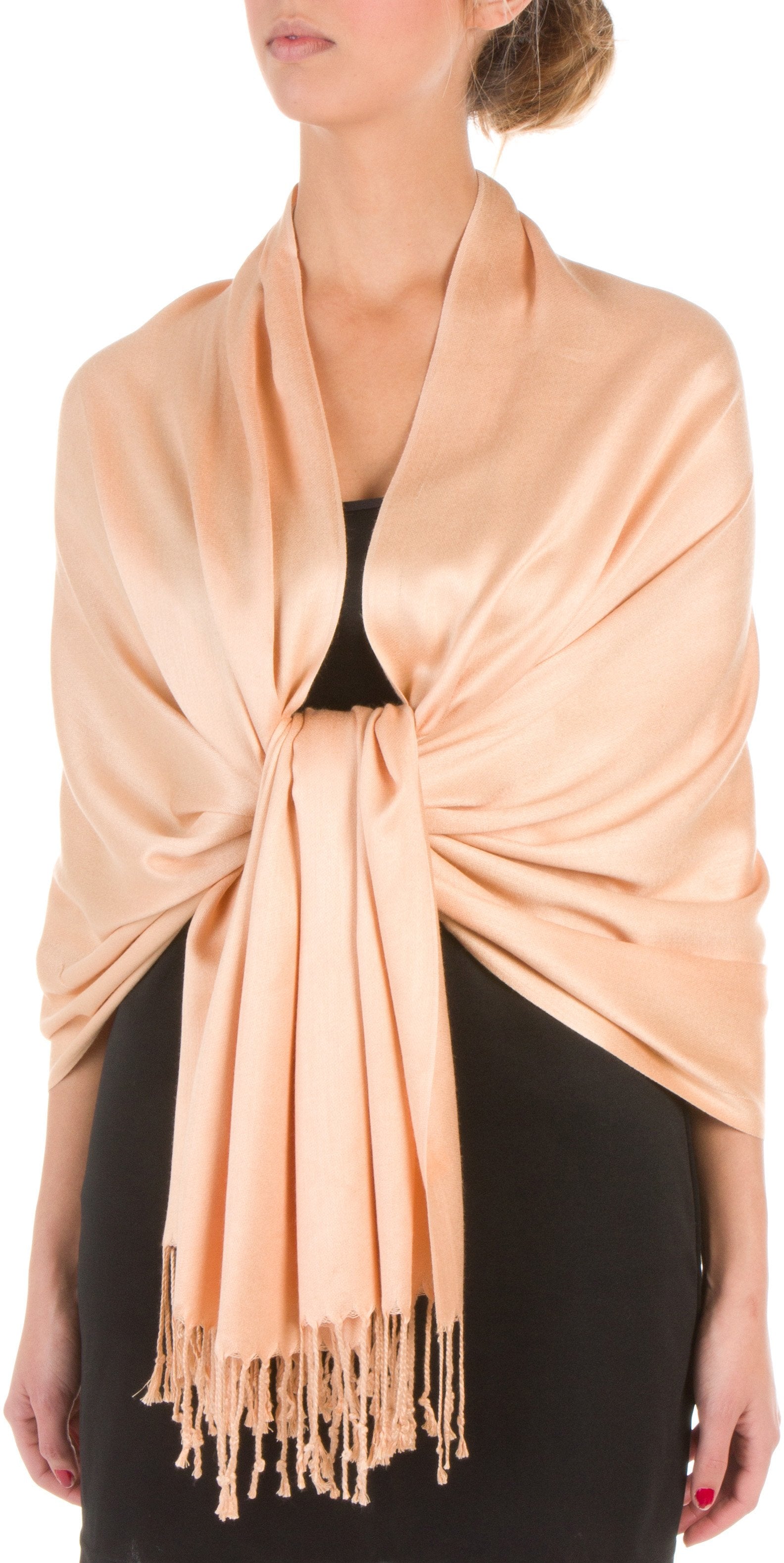 Sakkas 78" X 28" Rayon from Bamboo Soft Solid Pashmina Shawl / Wrap / Stole - Premium scarf from Sakkas Store - Just $16.98! Shop now at Concordia Style Boutique