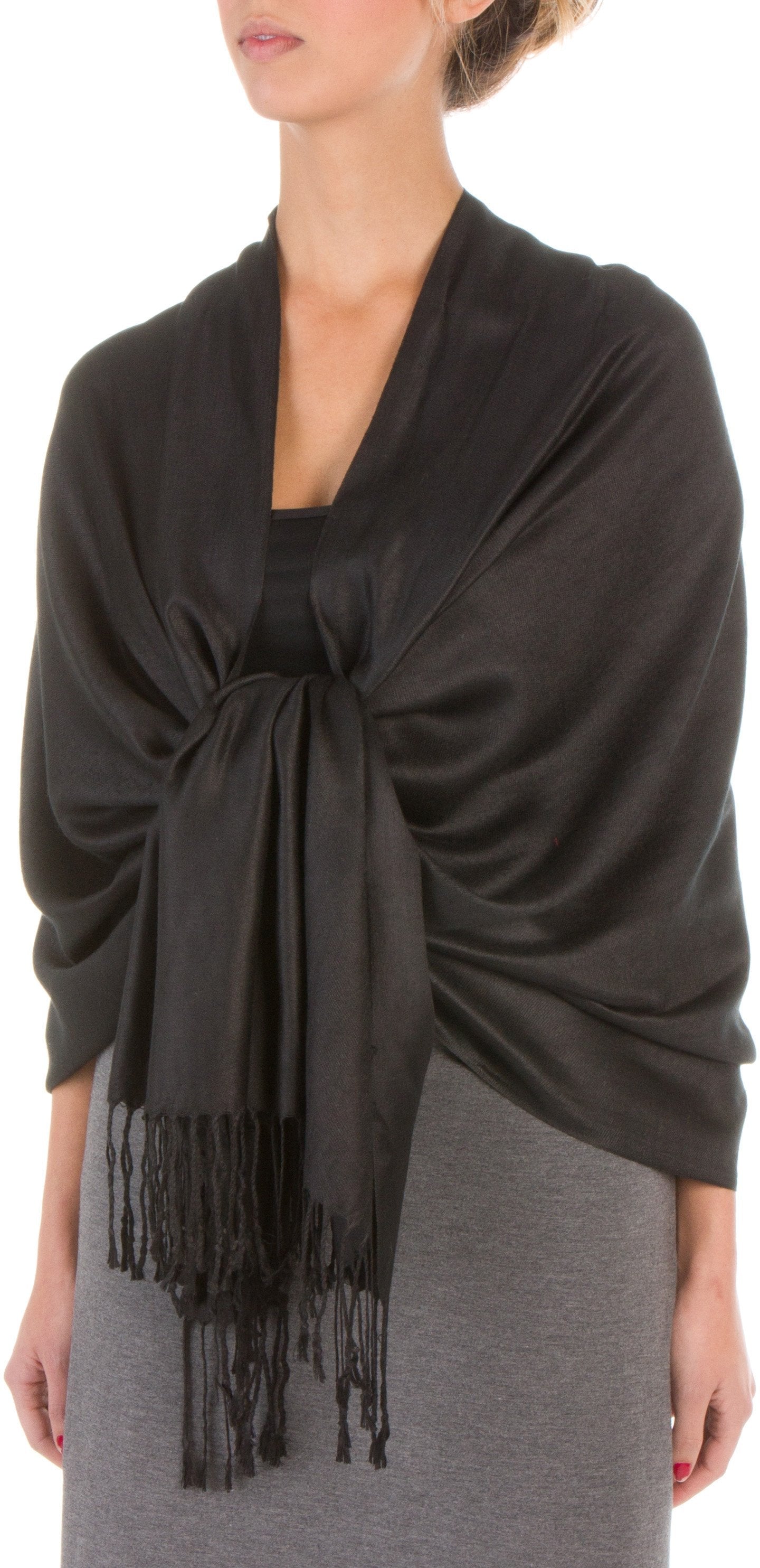 Sakkas 78" X 28" Rayon from Bamboo Soft Solid Pashmina Shawl / Wrap / Stole - Premium scarf from Sakkas Store - Just $16.98! Shop now at Concordia Style Boutique