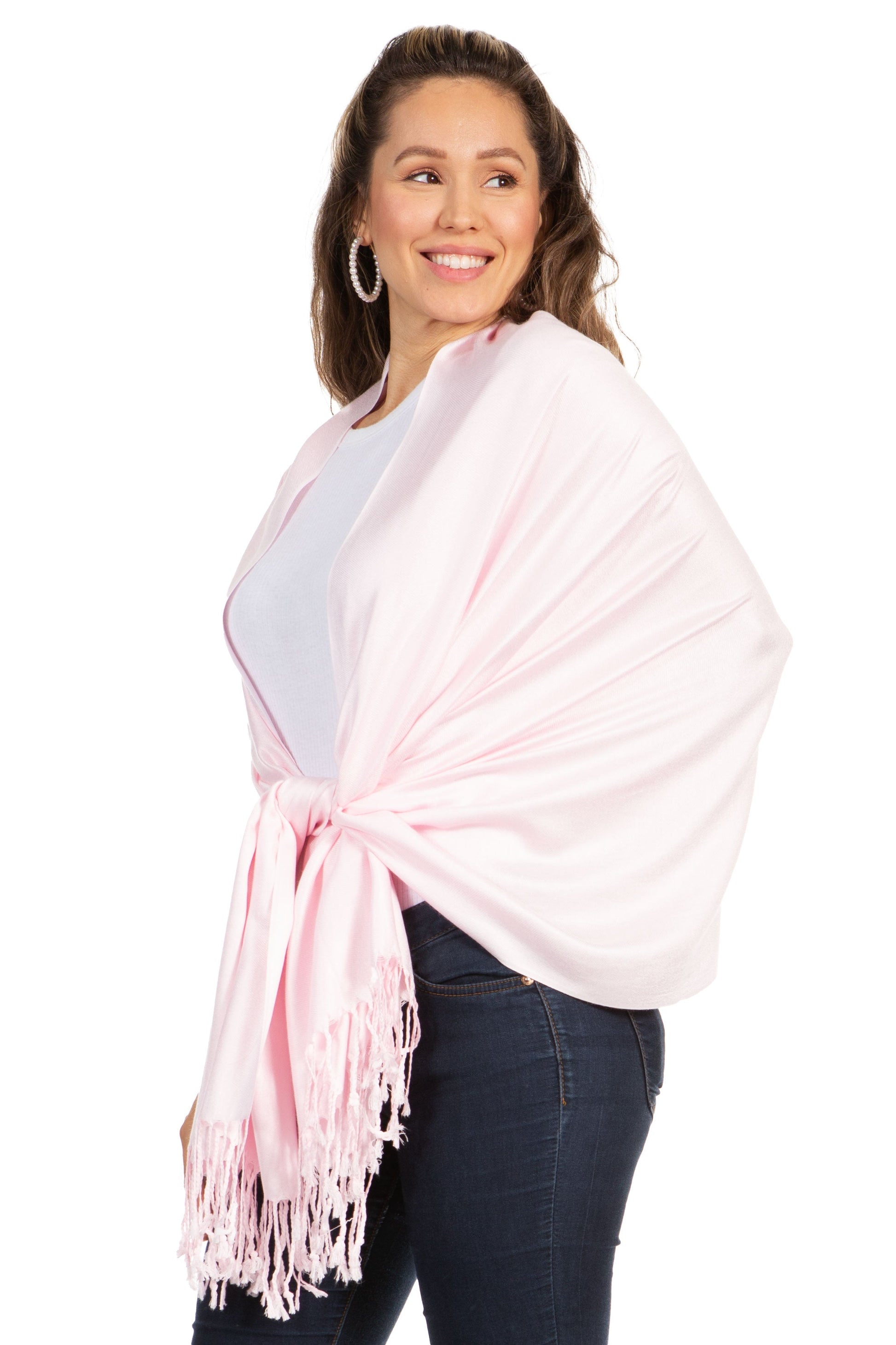 Sakkas 78" X 28" Rayon from Bamboo Soft Solid Pashmina Shawl / Wrap / Stole - Premium scarf from Sakkas Store - Just $16.98! Shop now at Concordia Style Boutique