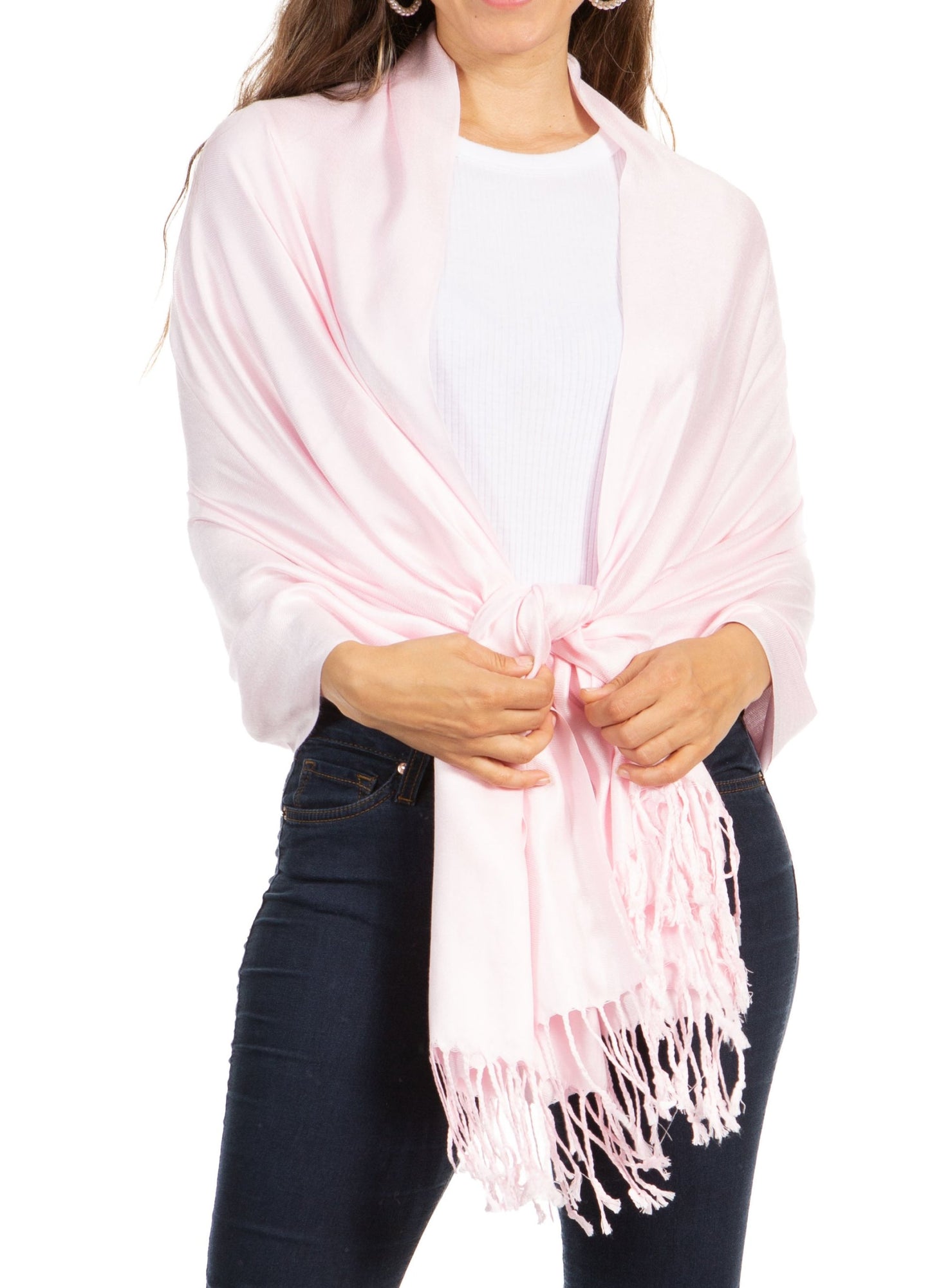 Sakkas 78" X 28" Rayon from Bamboo Soft Solid Pashmina Shawl / Wrap / Stole - Premium scarf from Sakkas Store - Just $16.98! Shop now at Concordia Style Boutique