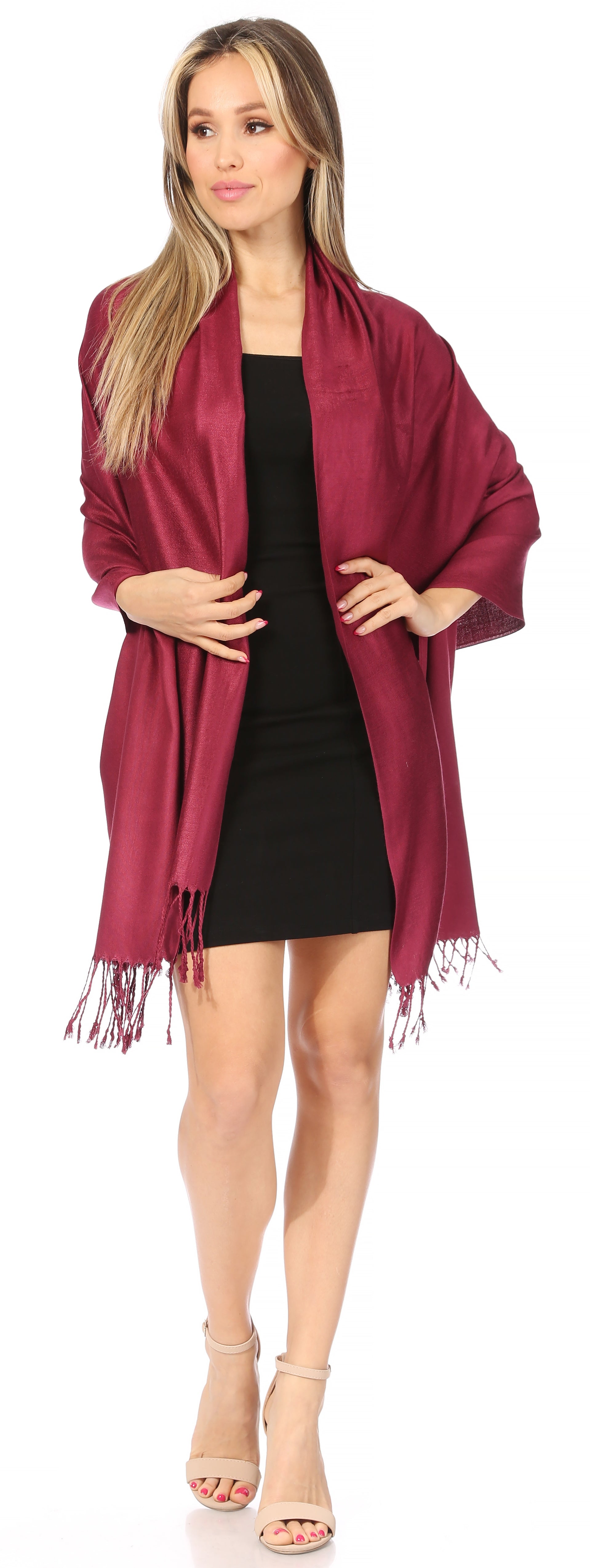 Sakkas 78" X 28" Rayon from Bamboo Soft Solid Pashmina Shawl / Wrap / Stole - Premium scarf from Sakkas Store - Just $16.98! Shop now at Concordia Style Boutique