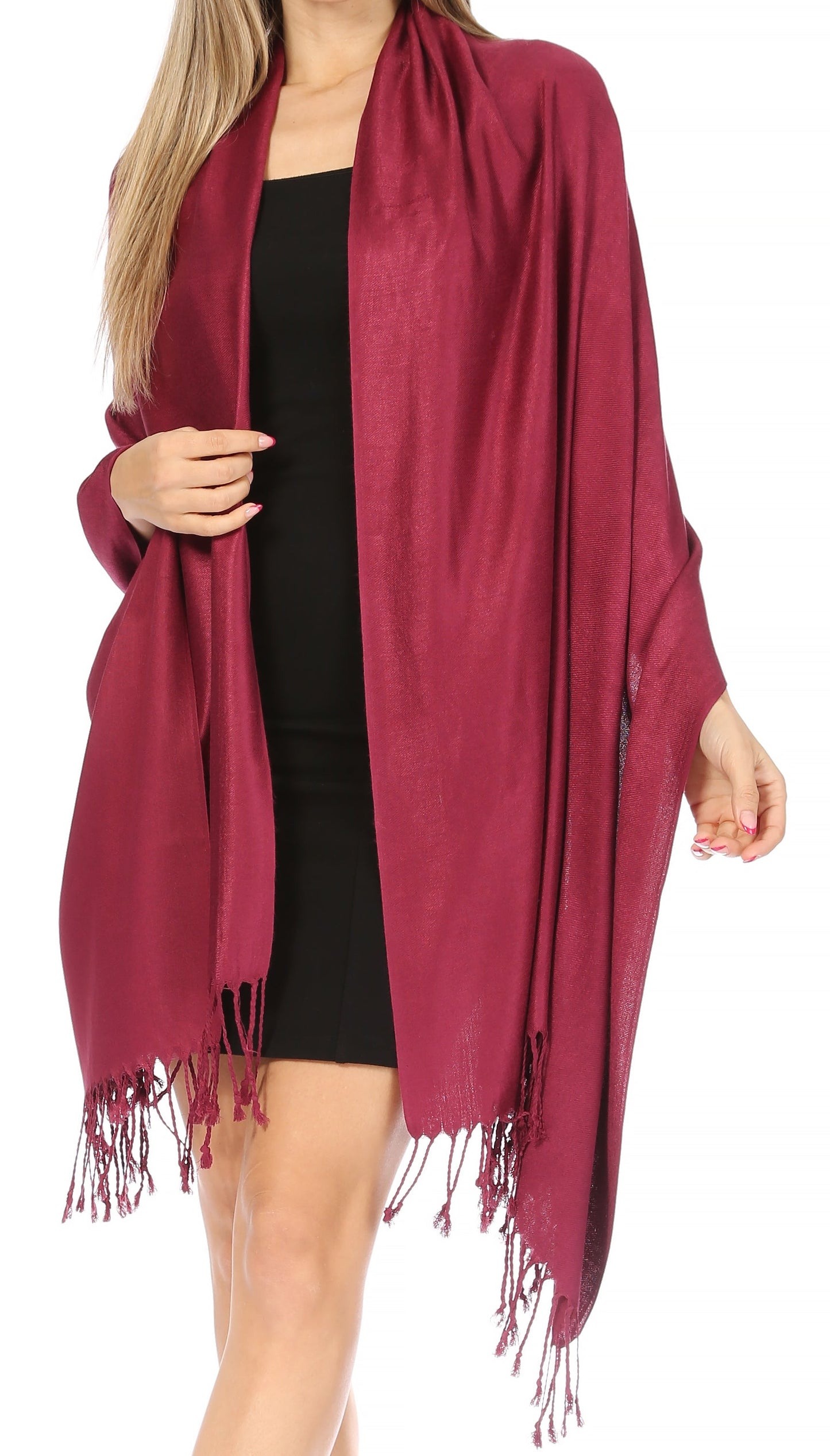 Sakkas 78" X 28" Rayon from Bamboo Soft Solid Pashmina Shawl / Wrap / Stole - Premium scarf from Sakkas Store - Just $16.98! Shop now at Concordia Style Boutique