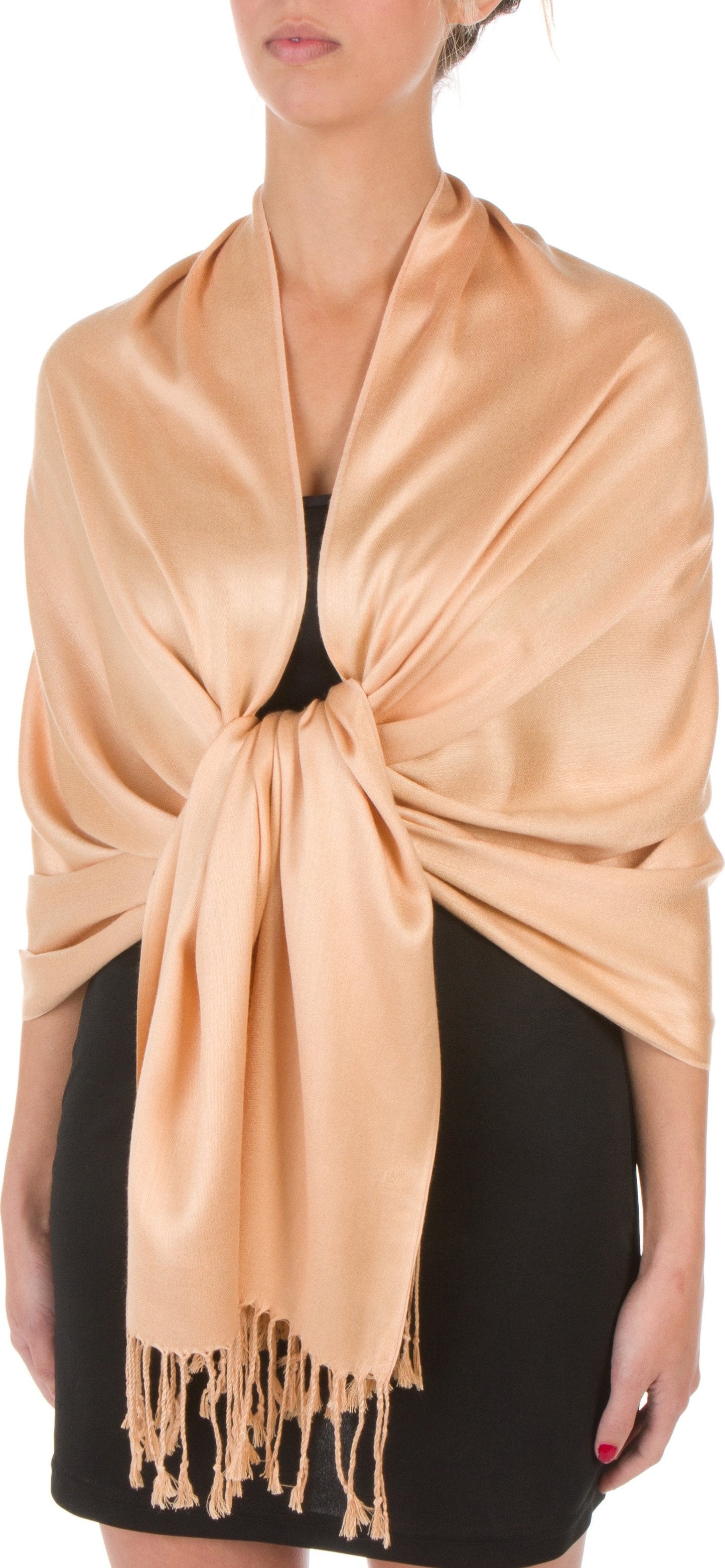 Sakkas 78" X 28" Rayon from Bamboo Soft Solid Pashmina Shawl / Wrap / Stole - Premium scarf from Sakkas Store - Just $16.98! Shop now at Concordia Style Boutique