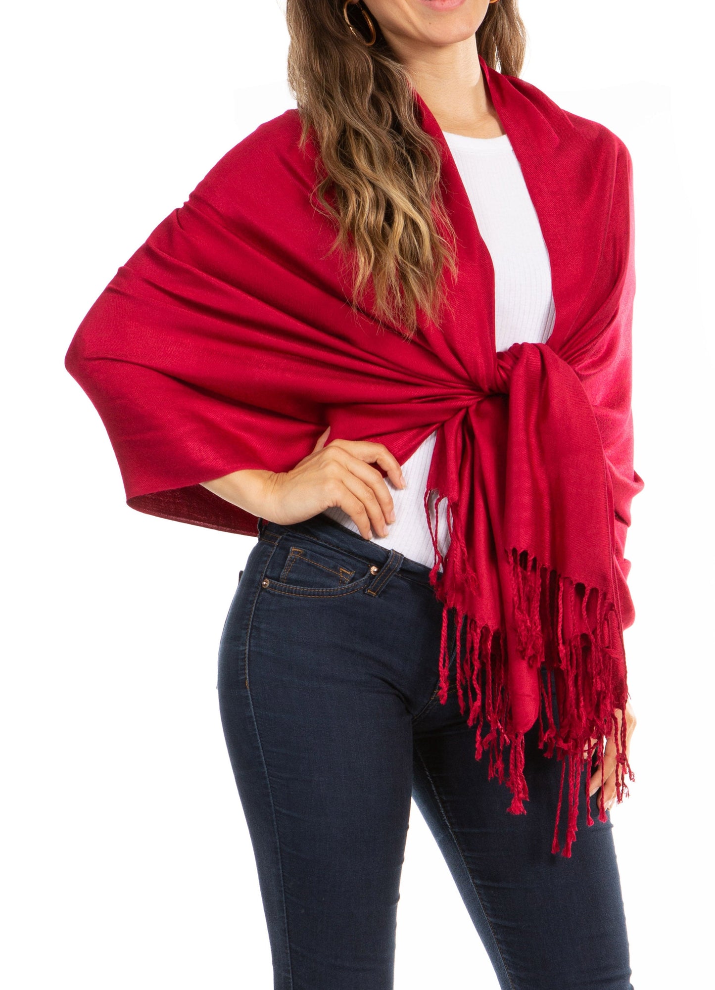 Sakkas 78" X 28" Rayon from Bamboo Soft Solid Pashmina Shawl / Wrap / Stole - Premium scarf from Sakkas Store - Just $16.98! Shop now at Concordia Style Boutique