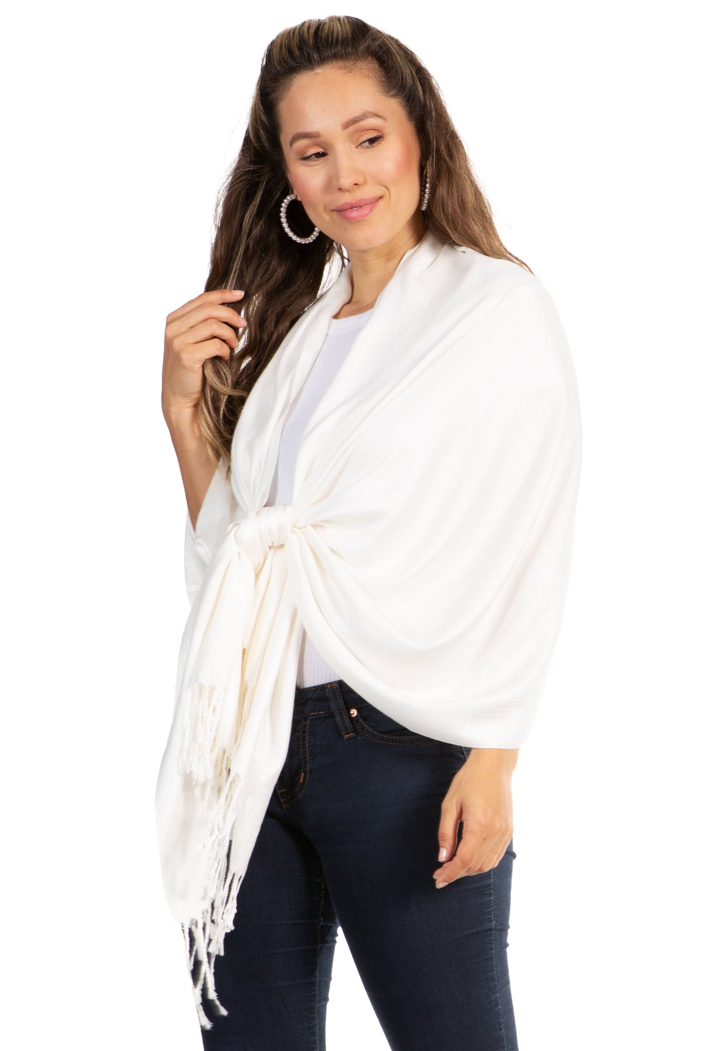 Sakkas 78" X 28" Rayon from Bamboo Soft Solid Pashmina Shawl / Wrap / Stole - Premium scarf from Sakkas Store - Just $16.98! Shop now at Concordia Style Boutique