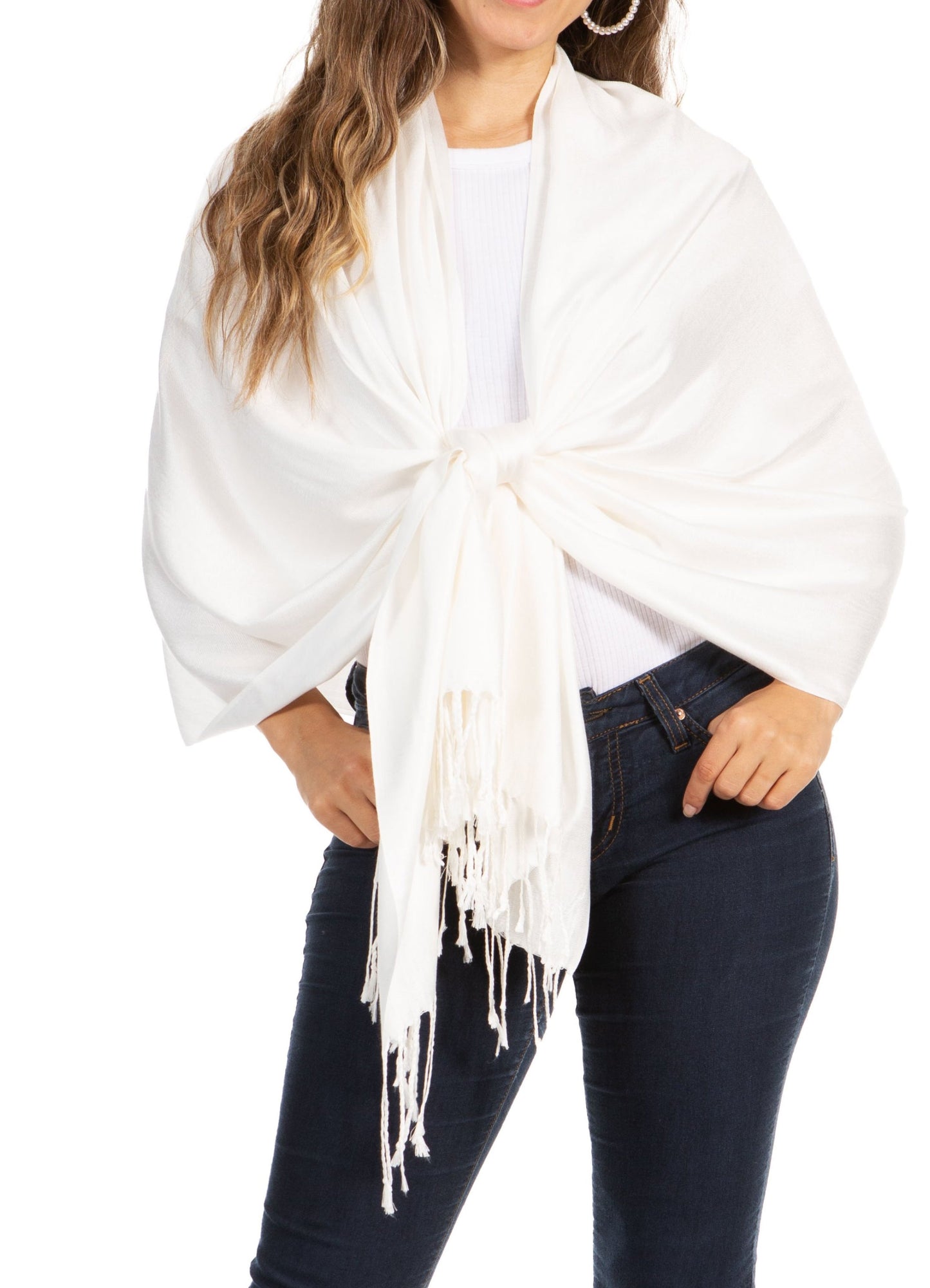 Sakkas 78" X 28" Rayon from Bamboo Soft Solid Pashmina Shawl / Wrap / Stole - Premium scarf from Sakkas Store - Just $16.98! Shop now at Concordia Style Boutique
