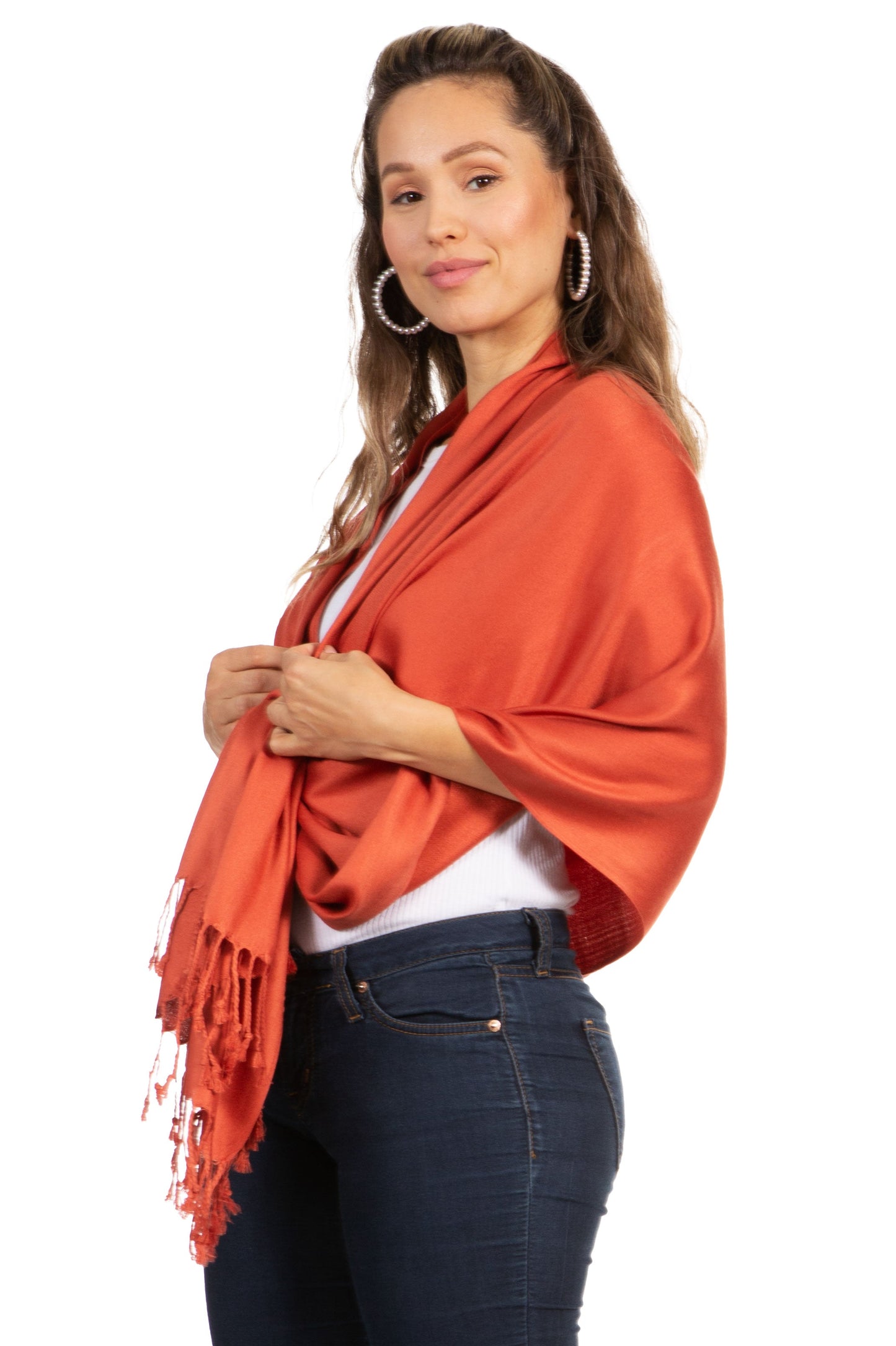 Sakkas 78" X 28" Rayon from Bamboo Soft Solid Pashmina Shawl / Wrap / Stole - Premium scarf from Sakkas Store - Just $16.98! Shop now at Concordia Style Boutique