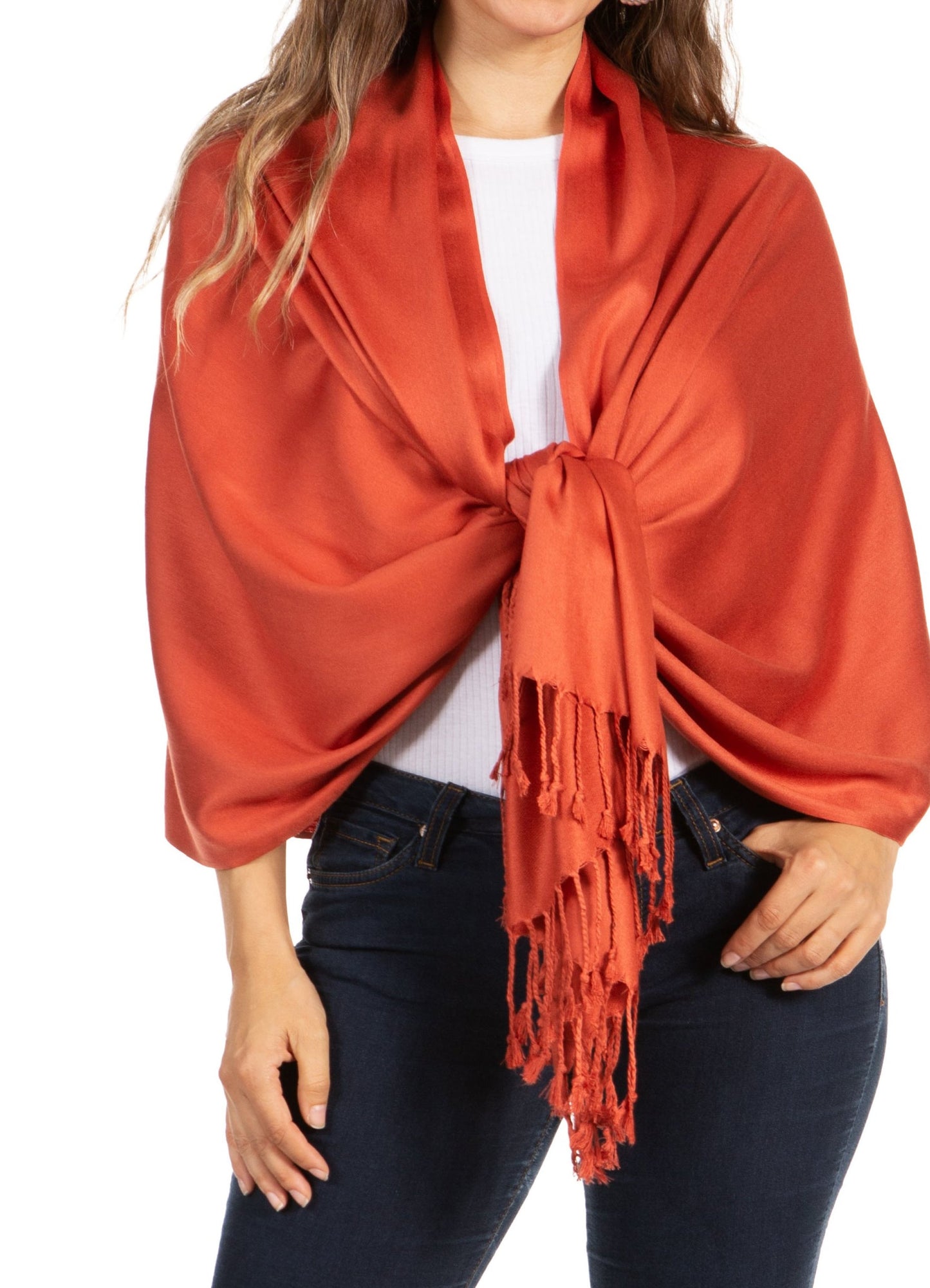 Sakkas 78" X 28" Rayon from Bamboo Soft Solid Pashmina Shawl / Wrap / Stole - Premium scarf from Sakkas Store - Just $16.98! Shop now at Concordia Style Boutique